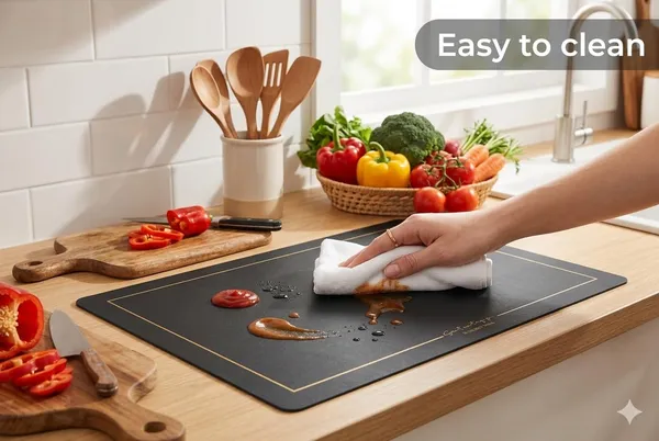 Dribble_Premium_Pu_Leather_Placemats_Set_Of_6_Double_Layer_Waterproof_Heat_Resistant_Non_Slip_Easy_Clean_Dining_Table_Mats_For_Kitchen_Dining_Office_Desk_Reversible_Smooth_Finish_Grey