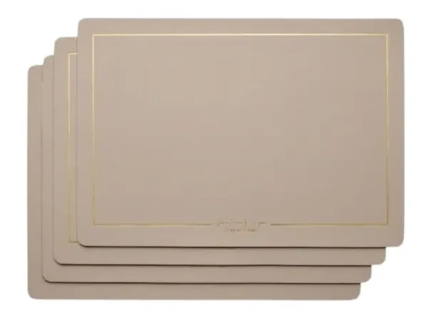 Dribble_Premium_Pu_Leather_Placemats_Set_Of_4_Double_Layer_Waterproof_Heat_Resistant_Non_Slip_Easy_Clean_Dining_Table_Mats_For_Kitchen_Dining_Office_Desk_Reversible_Smooth_Finish_Light_Beige