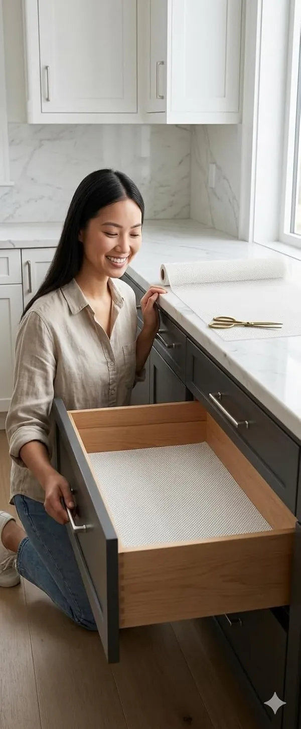 Dribble_Eva_Shelf_Liner_Mat_Mesh_Pattern_45X125Cm_Roll_Non_Slip_Drawer_Cabinet_Liner_For_Kitchen_Oil_Proof_Washable_Fridge_Mat_Anti_Skid_Cupboard_Wardrobe_Multipurpose_Mat_Cream_Pack_of_2