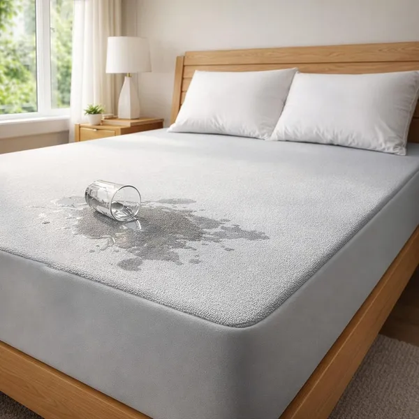 Dribble_Waterproof_Premium_Terry_Cotton_Mattress_Protector_for_Double_Bed_King_Size_78x72_Inches_|_Elastic_Fitted_|_Fits_Upto_10_Inch_|_Bed_Protector_Cover_(78"x72"_King_Grey)