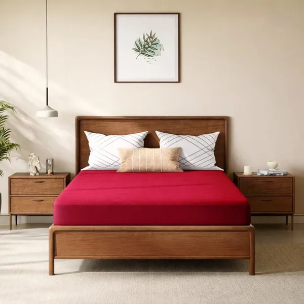 Dribble_Waterproof_Premium_Terry_Cotton_Mattress_Protector_for_Double_Bed_King_Size_78x72_Inches_|_Elastic_Fitted_|_Fits_Upto_10_Inch_|_Bed_Protector_Cover_(78"x72"_King_Maroon)