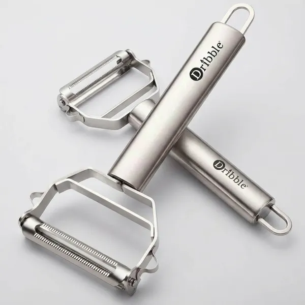 Dribble_Premium_2_In_1_Steel_Julienne_Vegetable_Peeler_Multi_Functional_Fruit_Veggie_Shredder_Slicer_Grater_Potato_Carrot_Cucumber_Cutter_Sharp_Rust_Proof_Blade_Easy_Grip_Handle_18X8_2X2_4Cm_-_Pack_Of_2