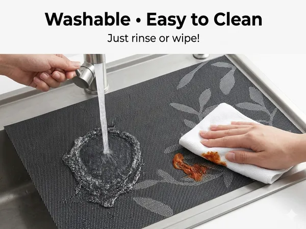 Dribble_PVC_Placemats_Set_of_6_|_Heat-Resistant,_Washable,_Waterproof_Table_Mats_|_Anti-Slip_Dining_Table_Placemats_for_Kitchen_&_Home_Decor_�_45x30cm,_Design_-_Night_Beauty