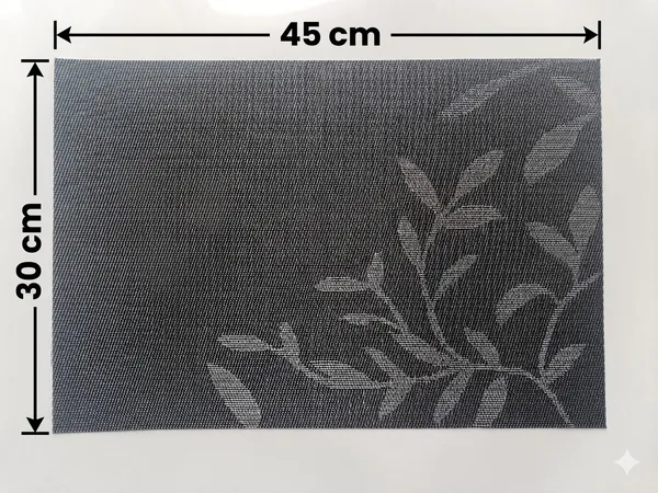Dribble_PVC_Placemats_Set_of_4_|_Heat-Resistant,_Washable,_Waterproof_Table_Mats_|_Anti-Slip_Dining_Table_Placemats_for_Kitchen_&_Home_Decor_�_45x30cm,_Design_-_Night_Beauty