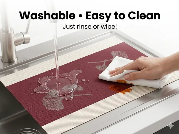 Dribble_PVC_Placemats_Set_of_4_|_Heat-Resistant,_Washable,_Waterproof_Table_Mats_|_Anti-Slip_Dining_Table_Placemats_for_Kitchen_&_Home_Decor_�_45x30cm,_Design_-_Desert_Wine