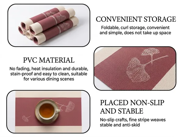 Dribble_PVC_Placemats_Set_of_4_|_Heat-Resistant,_Washable,_Waterproof_Table_Mats_|_Anti-Slip_Dining_Table_Placemats_for_Kitchen_&_Home_Decor_�_45x30cm,_Design_-_Desert_Wine