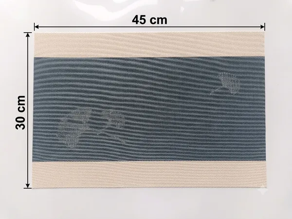 Dribble_PVC_Placemats_Set_of_4_|_Heat-Resistant,_Washable,_Waterproof_Table_Mats_|_Anti-Slip_Dining_Table_Placemats_for_Kitchen_&_Home_Decor_�_45x30cm,_Design_-_Olive_Sand