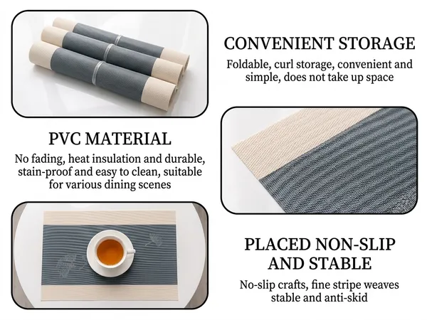 Dribble_PVC_Placemats_Set_of_4_|_Heat-Resistant,_Washable,_Waterproof_Table_Mats_|_Anti-Slip_Dining_Table_Placemats_for_Kitchen_&_Home_Decor_�_45x30cm,_Design_-_Olive_Sand