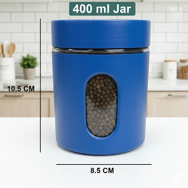 Dribble_Stainless_Steel_Storage_Jar_Set_Of_3_With_Glass_Window_|_Airtight_Kitchen_Canister_Containers_For_Rice,_Pulses,_Spices_&_Dry_Fruits_|_Moisture_Proof_(Blue)_(730Ml_Each)