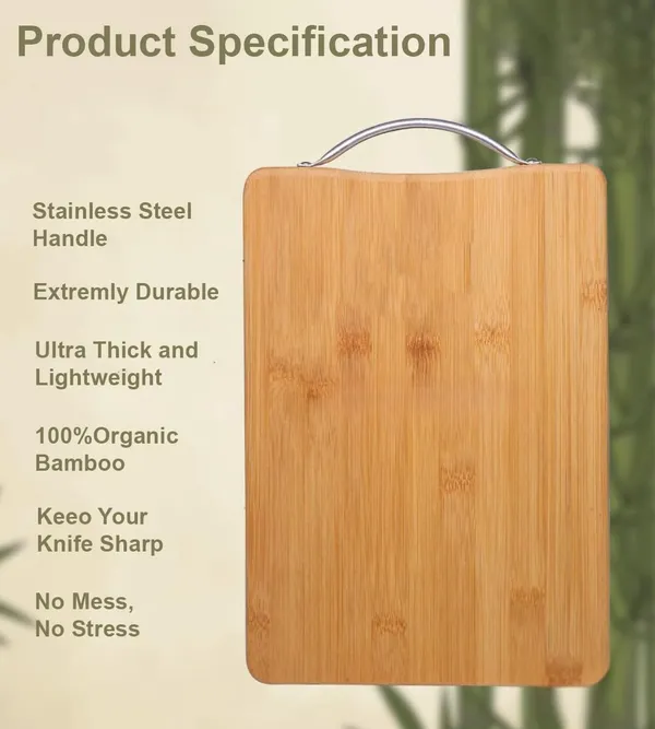 Dribble_Premium_Bamboo_Kitchen_Combo_Set_|_Large_Bamboo_Wood_Chopping_Board_32x22x2cm_&_Eco-Friendly_Bamboo_Wooden_Coasters/Heat_Pads_Pack_of_2_|_BPA-Free_Anti-Microbial_Cutting_Board_for_Vegetables,_Fruits,_Meat_&_Cheese_|_Durable_Kitchen_Accessories