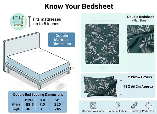 Dribble_Midnight_Garden_Queen_Size_Bedsheet_with_2_Pillow_Covers_|_186_TC_Soft_Cotton_Feel_Bed_Sheet_|_Breathable_Printed_Bedding_Set_|_Skin-Friendly_&_Durable_for_Bedroom,_Home_&_Hotel