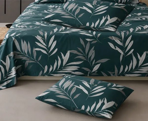 Dribble_Midnight_Garden_Queen_Size_Bedsheet_with_2_Pillow_Covers_|_186_TC_Soft_Cotton_Feel_Bed_Sheet_|_Breathable_Printed_Bedding_Set_|_Skin-Friendly_&_Durable_for_Bedroom,_Home_&_Hotel