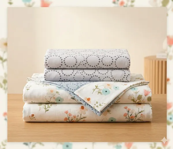 Dribble_King_Size_Bedsheet_210_TC_with_2_Pillow_Covers_�_108_x_108_Inches_Extra_Large_�_Soft_Cotton_Fabric,_Breathable_Printed_Bedding_Set_for_Bedroom_Home_Hotel_Design_-_Earthy_Patels