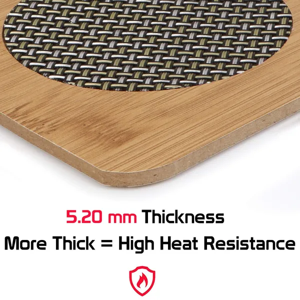 Dribble_Premium_Bamboo_Coaster_Combo_Set_|_Square_Wooden_Tea_&_Coffee_Coasters_6pcs_with_ABS_Holder_+_Bamboo_Heat_Resistant_Pan_Pot_Holder_Coasters_4pcs_|_Table_Protection_Mats_for_Dining_&_Kitchen_Use