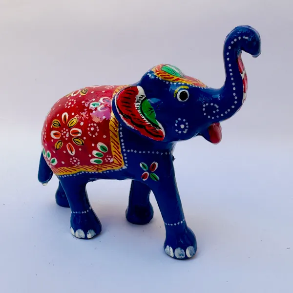 Blue_Handpainted_Decorative_Elephant_Figurine