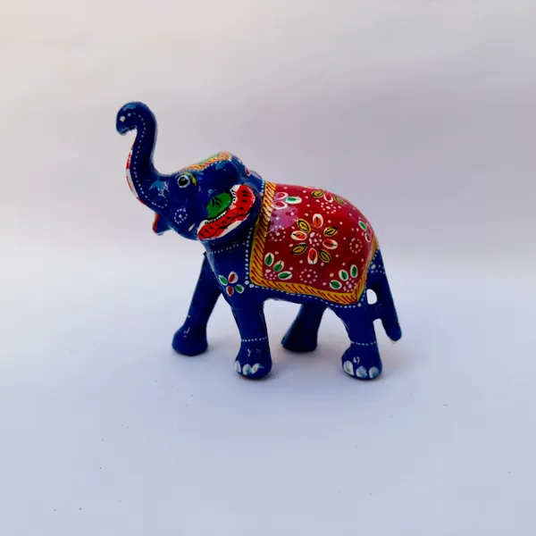 Blue_Handpainted_Decorative_Elephant_Figurine