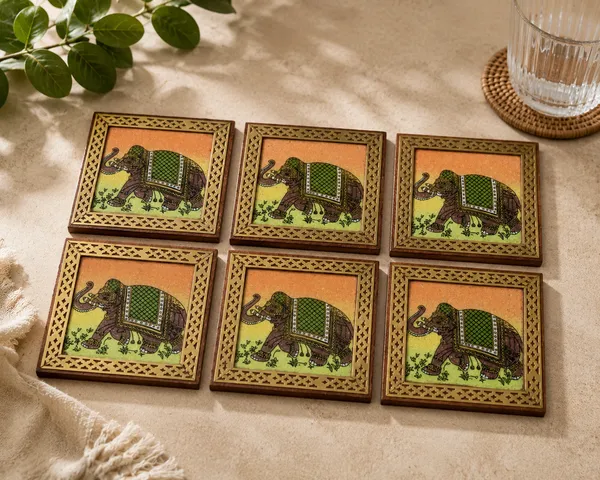 Handcrafted_Wooden_Elephant_Coaster_Set_with_Storage_Box