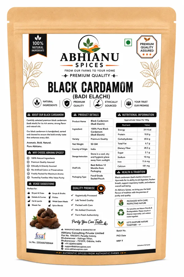 Abhianu_Spices_Black_Cardamom_Badi_Elaichi_150_GM_(3*_50_GM_Pack)