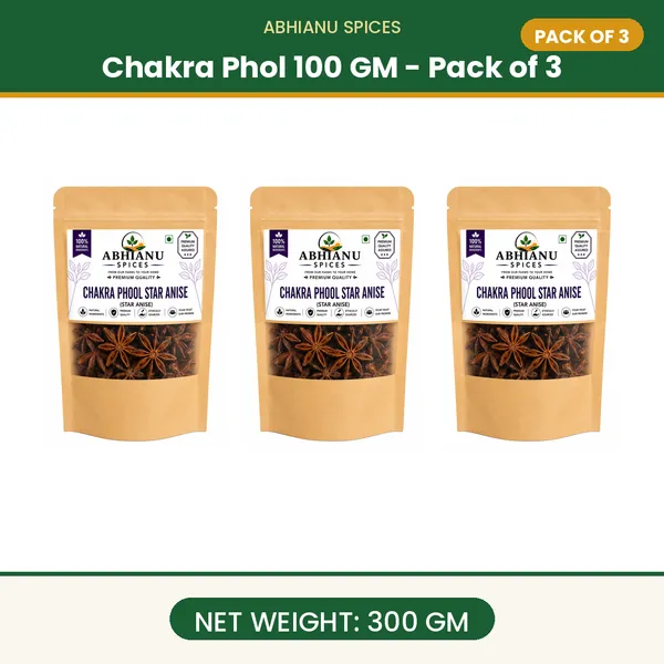 Abhianu_Spices_Star_Anise_Chakra_Phool_300_GM_(3*_100_GM_Pack)