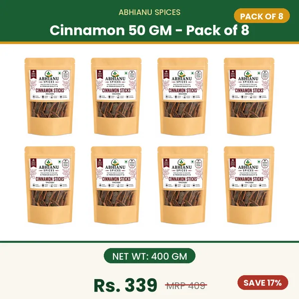 Abhianu_Spices_Cinnamon_Dalchini_400_GM_(8*_50_GM_Pack)