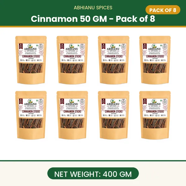 Abhianu_Spices_Cinnamon_Dalchini_400_GM_(8*_50_GM_Pack)