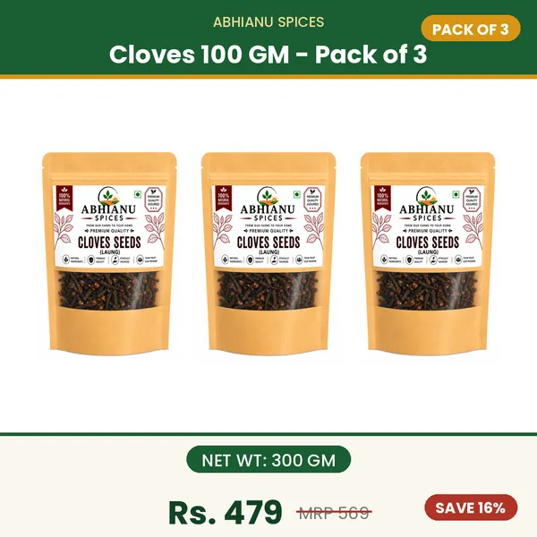 Abhianu_Spices_Cloves_Laung_300_GM_(3*_100_GM_Pack)