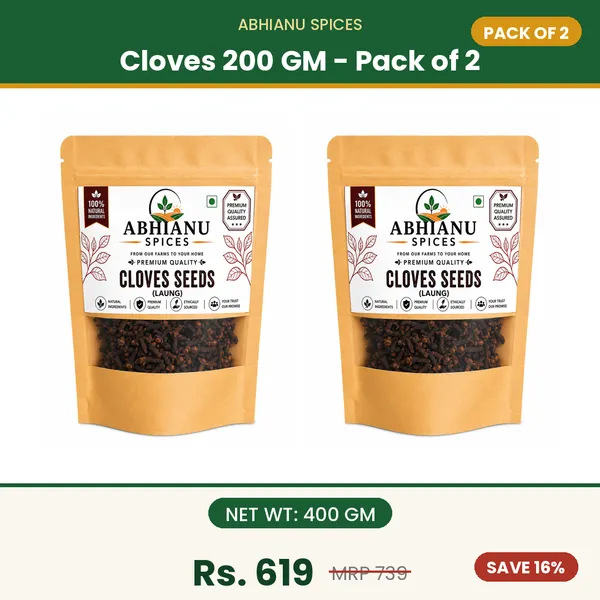Abhianu_Spices_Cloves_Laung_400_GM_(2*_200_GM_Pack)