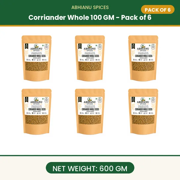 Abhianu_Spices_Coriander_Whole_Sabut_Dhania_600_GM_(6*_100_GM_Pack)