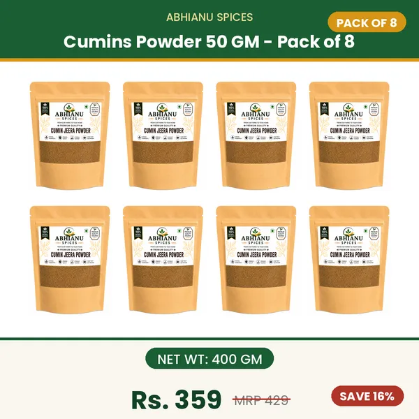 Abhianu_Spices_Cumin_Powder_Jeera_Powder_400_GM_(8*_50_GM_Pack)
