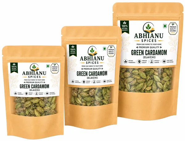 Abhianu_Spices_Green_Cardamom_Choti_Elaichi_400_GM_(2*_200_GM_Pack)