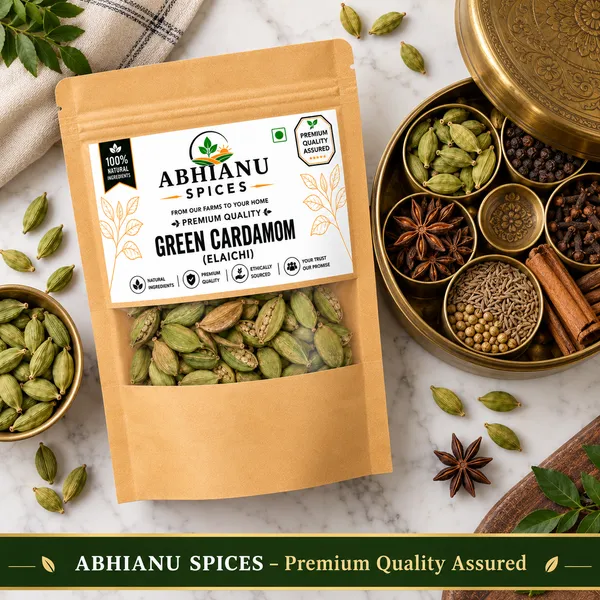Abhianu_Spices_Green_Cardamom_Choti_Elaichi_400_GM_(2*_200_GM_Pack)