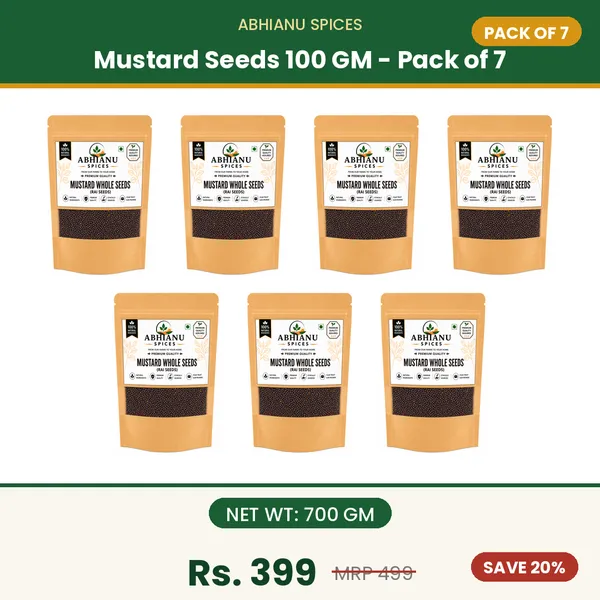 Abhianu_Spices_Mustard_Seeds_700_GM_(7*_100_GM_Pack)
