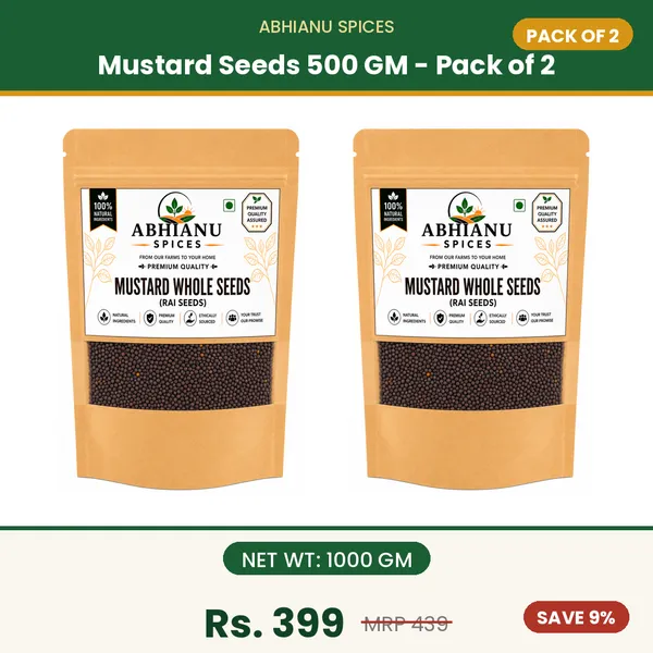 Abhianu_Spices_Mustard_Seeds_1000_GM_(2*_500_GM_Pack)