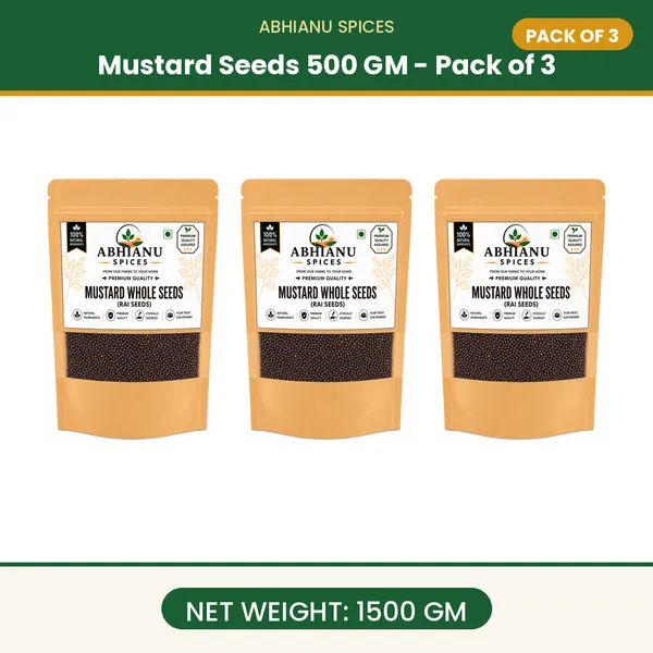 Abhianu_Spices_Mustard_Seeds_1500_GM_(3*_500_GM_Pack)