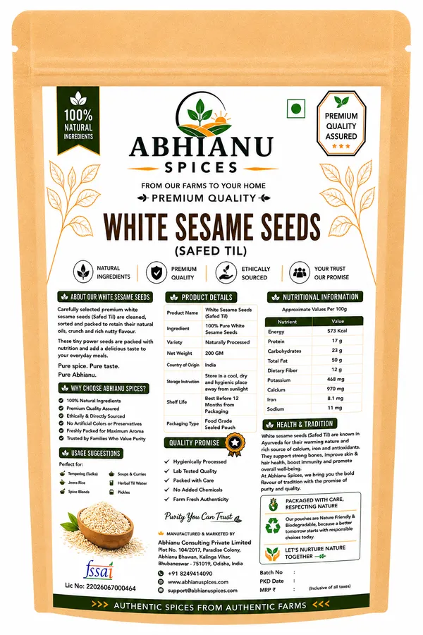 Abhianu_Spices_White_Sesame_Seeds_Safed_Til_600_GM_(3*_200_GM_Pack)