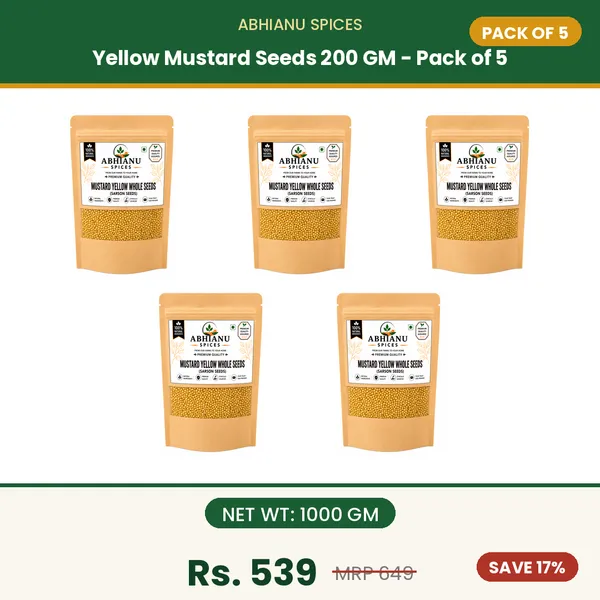 Abhianu_Spices_Yellow_Mustard_Seeds_1000_GM_(5*_200_GM_Pack)