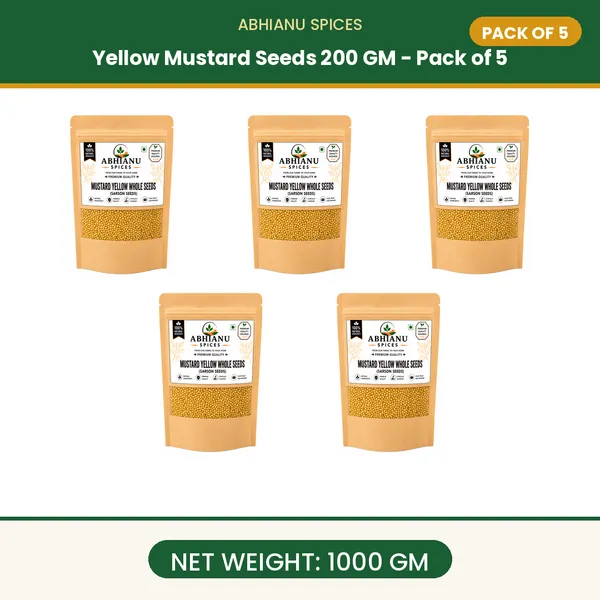Abhianu_Spices_Yellow_Mustard_Seeds_1000_GM_(5*_200_GM_Pack)