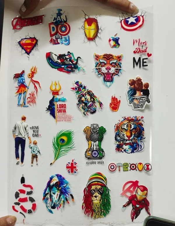 Printmakers_UV_Dtf_Waterproof_Multicolor_Sticker_Sheet