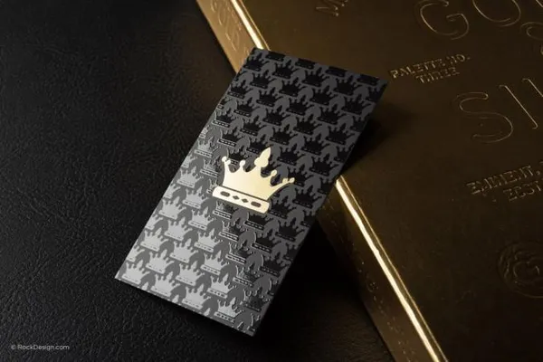 Printmakers_Spot_UV_Black_Gold_Business_Card_350_Gsm_Pack_Of_100
