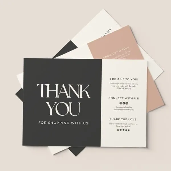 Printmakers_Floral_Printed_Thank_You_Card_350_Gsm_Pack_Of_50