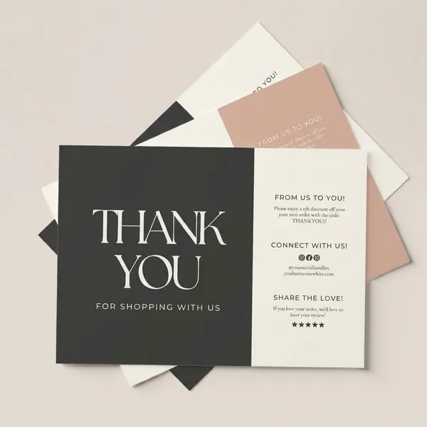 Printmakers_Floral_Printed_Thank_You_Card_350_Gsm_Pack_Of_50