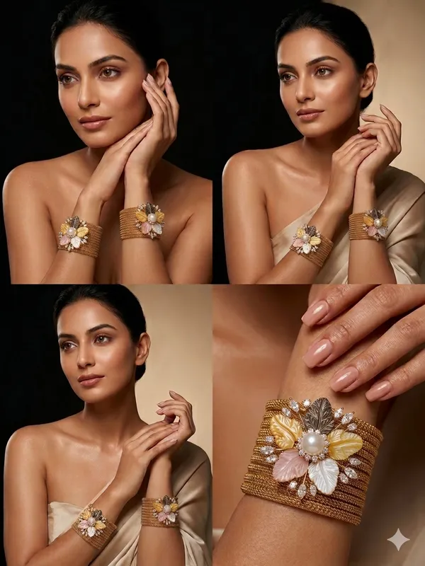Gold_Mesh_Floral_Pearl_And_Crystal_Statement_Cuff_Bracelet
