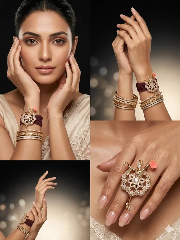 Gold_Tone_Kundan_Pearl_Bracelet_With_Burgundy_Velvet_Tie