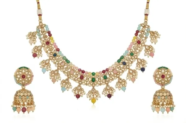 Multicolor_Stone_Statement_Necklace_Set_With_Matching_Earrings