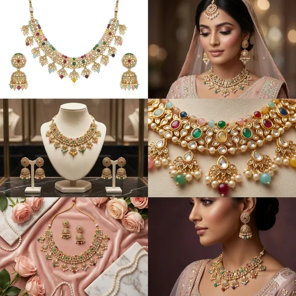 Multicolor_Stone_Statement_Necklace_Set_With_Matching_Earrings