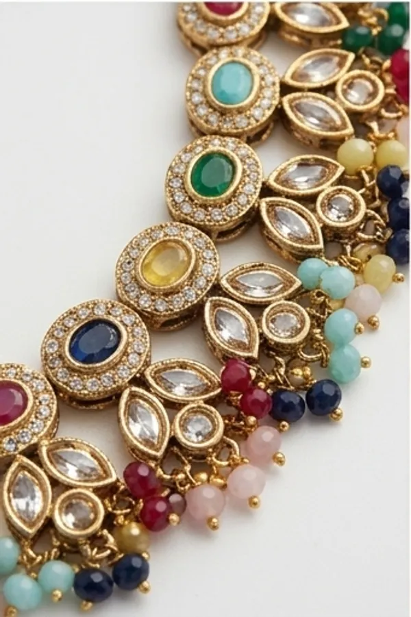 Multicolor_Stone_Statement_Necklace_Set_With_Matching_Earrings