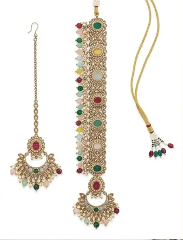 Multicolor_Stone_Statement_Necklace_Set_With_Matching_Earrings