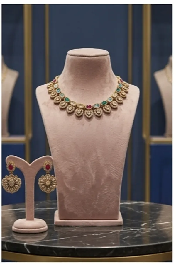 Multicolor_Stone_Statement_Necklace_Set_With_Matching_Earrings