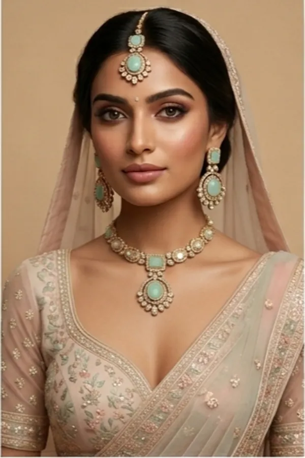 Mint_Kundan_Necklace_Set_With_Matching_Earrings