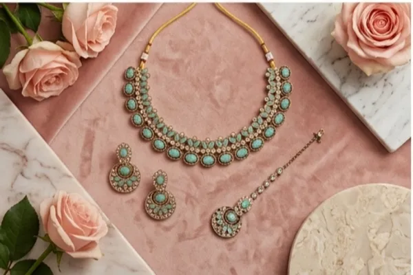 Mint_Kundan_Necklace_Set_With_Matching_Earrings